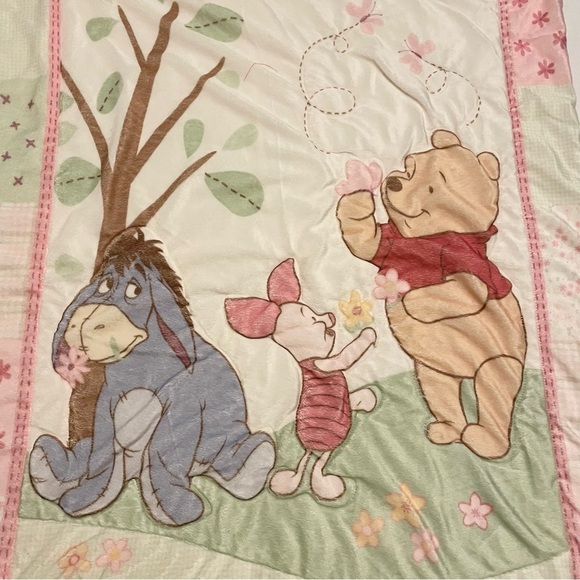 Vintage Disney Winnie the Pooh Baby Blanket Comforter - Picture 2 of 16